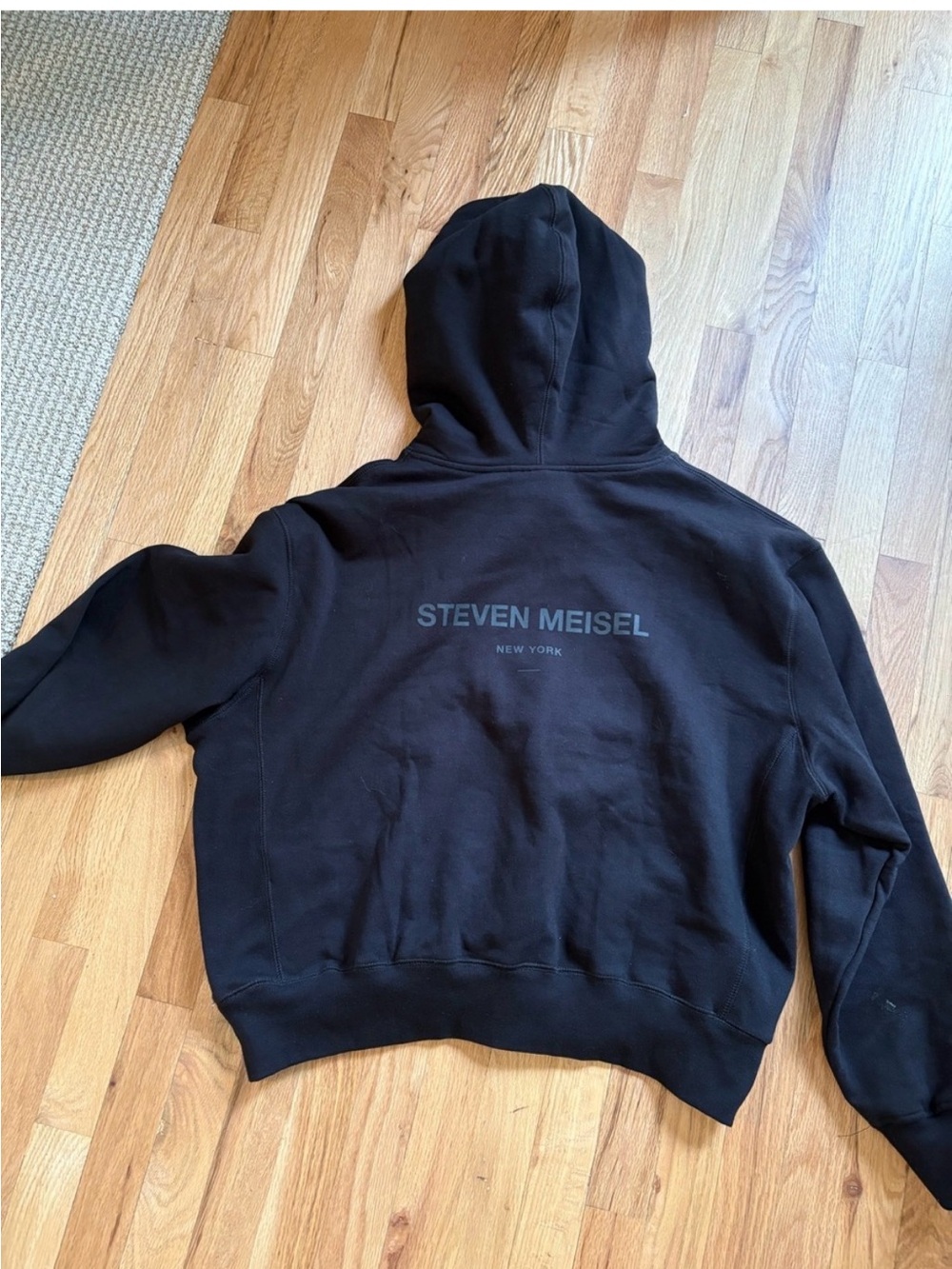 RARE Steven Miesel x Zara Black Women’s Oversized Hoodie Sweatshirt MEDIUM